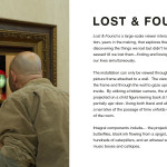 Marc Rubin, Lost & Found, interactive installation, mixed media, 12 x 12 x 12 ft.